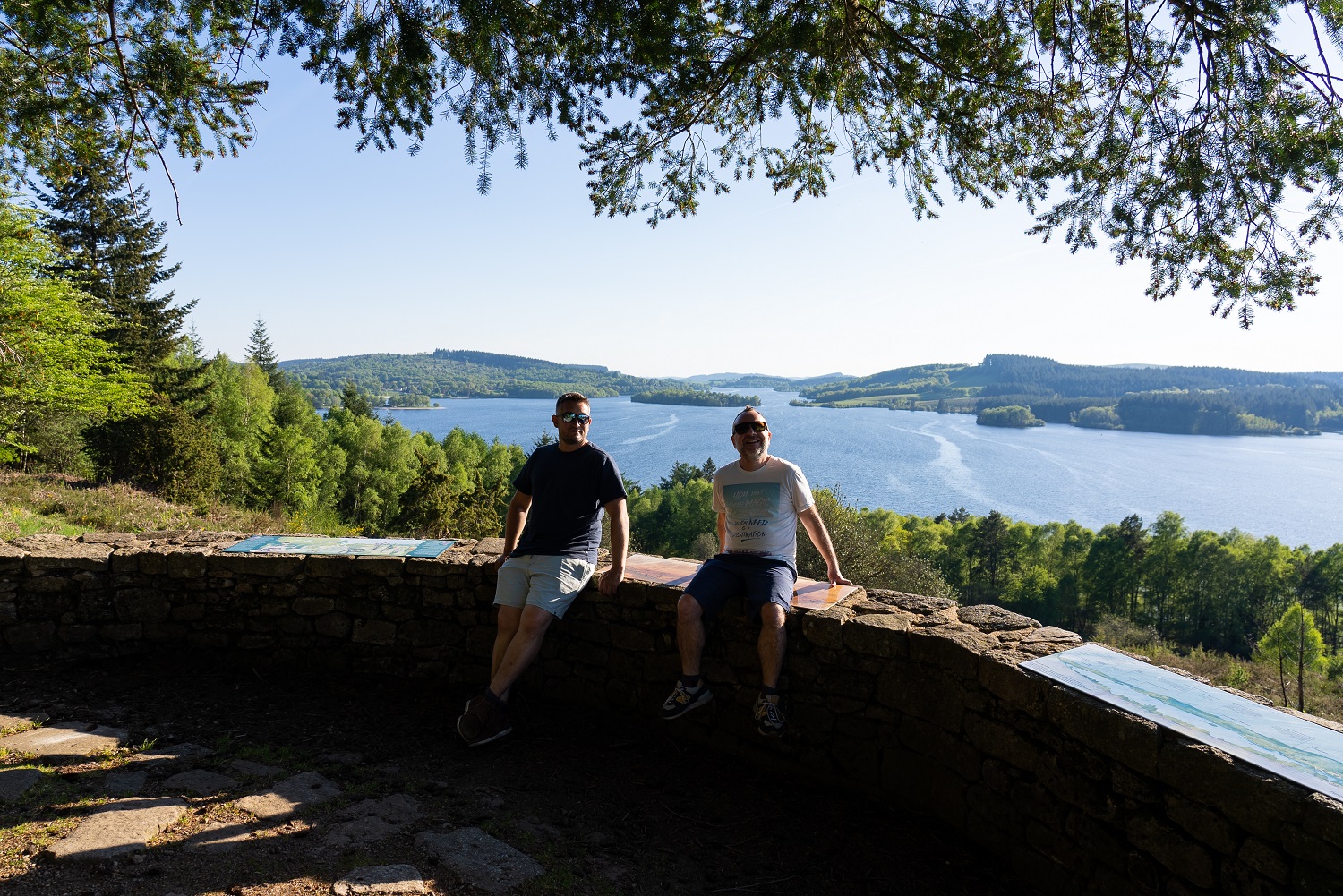 Point de vue sur le lac de Vassivière, en Creuse