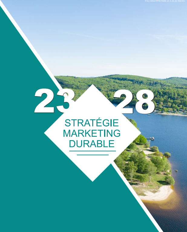 1ère de couverture de la stratégie marketing durable du CRT Nouvelle-Aquitaine