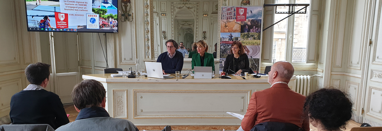 Point presse avec l'ADEME